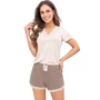 Kép 1/3 - DAPHNE Beige Short  1/2  Exclusive női pizsama
