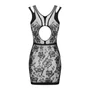 Kép 4/5 - D239 BLACK dress, szexi dress