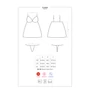 Kép 3/7 - LUVAE Black fehérnemű, szexi merevítős babydoll+tanga