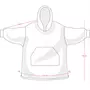 Kép 4/4 - POPPY HOODIE kapucnis takaró - FEKETE-PINK