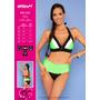 Kép 3/4 - Texas Neon Green HD-241 Origami Bikini 