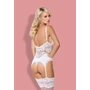 Kép 2/5 - 810 White fehérnemű, szexi corset+tanga