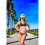 Kép 3/6 - Tenerife Neon Stripes P-620 Origami Bikini