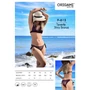 Kép 4/7 - Tenerife Shiny Bronze P-613 Origami Bikini