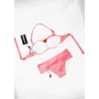 Kép 5/5 - Basic Neon Coral BT-536 Origami Bikini