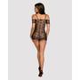 Kép 5/7 - JENNIFAIRY Black fehérnemű, szexi babydoll+tanga