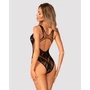 Kép 2/6 - B138 BLACK fehérnemű, szexi nyitott body