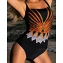 Kép 2/4 - ANTELLA 451Multicolor/Black alakformáló egyrészes fürdőruha