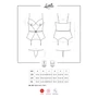 Kép 5/5 - LUSTELLA fehérnemű,  szexi corset + tanga