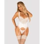 Kép 1/6 - AMOR BLANCO White merevítős LUXUS corset+tanga