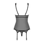 Kép 7/7 - 856 BLACK fehérnemű, szexi corset+tanga