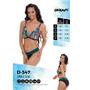 Kép 3/4 - Jungle Leaf D-347 Origami Bikini