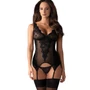 Kép 1/4 - EMPERITA  fehérnemű, szexi corset + tanga XXL