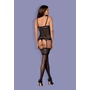 Kép 5/7 - LETICA Black fehérnemű, érzéki corset+tanga
