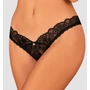 Kép 1/7 - DONNA DREAM LUXURY Black szexi nyitott tanga