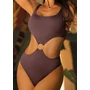 Kép 2/6 - ROMA 9 Brown Luxury egyrészes fürdőruha, trikini