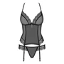 Kép 6/7 - 864 BLACK fehérnemű, szexi corset+tanga